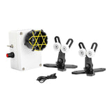 Maxbell Fishing Rod Building Winding Tool Modification Easy to Use Epoxy Drying Rack Black 2 Brackets