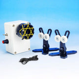 Maxbell Fishing Rod Building Winding Tool Modification Easy to Use Epoxy Drying Rack Black 2 Brackets