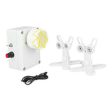 Maxbell Fishing Rod Building Winding Tool Modification Easy to Use Epoxy Drying Rack White 2 Brackets