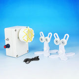 Maxbell Fishing Rod Building Winding Tool Modification Easy to Use Epoxy Drying Rack White 2 Brackets