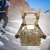 Maxbell Outdoor Sports Chest Bag Fashion Lightweight with Adjustable Straps Backpack Khaki