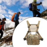 Maxbell Outdoor Sports Chest Bag Fashion Lightweight with Adjustable Straps Backpack Khaki
