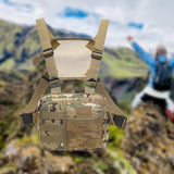 Maxbell Outdoor Sports Chest Bag Fashion Lightweight with Adjustable Straps Backpack Khaki