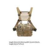Maxbell Outdoor Sports Chest Bag Fashion Lightweight with Adjustable Straps Backpack Khaki