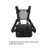 Maxbell Outdoor Sports Chest Bag Fashion Lightweight with Adjustable Straps Backpack Black