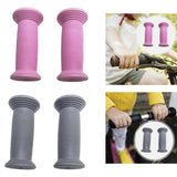 Maxbell Kids Bike Handlebar Grips Bicycle Handlebar Grips for Scooter Bikes Children Grey