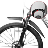 Maxbell Mountain Bike Front Rear Mudguard Set Durability Easy to Install Accessories