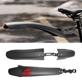 Maxbell Mountain Bike Front Rear Mudguard Set Durability Easy to Install Accessories