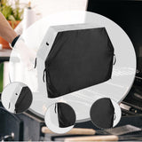 Maxbell Grill Cover BBQ Grill Protector Windproof Oxford Cloth Convenient Waterproof 165cmx63cmx114cm