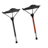 Maxbell Camping Folding Stool Chair Beach Gathering Portable Load 275lbs Collapsible Black