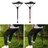 Maxbell Camping Folding Stool Chair Beach Gathering Portable Load 275lbs Collapsible Black