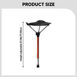 Maxbell Camping Folding Stool Chair Beach Gathering Portable Load 275lbs Collapsible Red