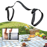 Maxbell Picnic Blanket Strap Lightweight Camping Mat Strap for Camping Picnic Travel