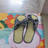 Maxbell Slides Lightweight Uneven Knots Comfortable Flip-flops for Outdoor Yard Home 26cm