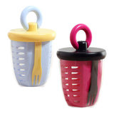 Maxbell Drain Fruit Cup Multipurpose Salad Shaker Cups for Dorm Office Business