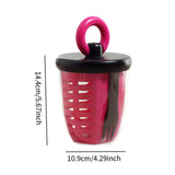 Maxbell Drain Fruit Cup Multipurpose Salad Shaker Cups for Dorm Office Business