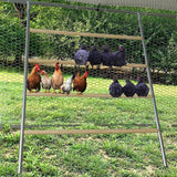 Maxbell Chicken Roosting Ladder Chicken Roosting Bar for Backyard Coop Accessory Hen