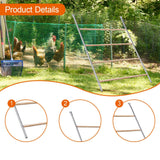 Maxbell Chicken Roosting Ladder Chicken Roosting Bar for Backyard Coop Accessory Hen