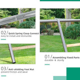 Maxbell Chicken Roosting Ladder Chicken Roosting Bar for Backyard Coop Accessory Hen