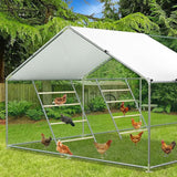 Maxbell Chicken Roosting Ladder Chicken Roosting Bar for Backyard Coop Accessory Hen