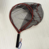Maxbell Fly Fishing Net Portable Hand Fish Landing Net for Boat Saltwater Freshwater L