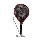 Maxbell Fly Fishing Net Portable Hand Fish Landing Net for Boat Saltwater Freshwater L