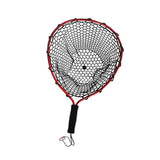 Maxbell Fly Fishing Net Lightweight Hand Fish Landing Net for Boating Outdoor Stream Red