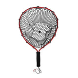 Maxbell Fly Fishing Net Lightweight Hand Fish Landing Net for Boating Outdoor Stream Red