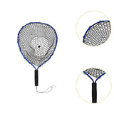 Maxbell Fly Fishing Net Lightweight Hand Fish Landing Net for Boating Outdoor Stream Blue