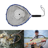 Maxbell Fly Fishing Net Lightweight Hand Fish Landing Net for Boating Outdoor Stream Blue