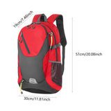 Maxbell Outdoor Sport Mountaineering Bag Travel Backpack for Camping Hiking Shopping Red