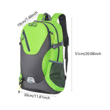 Maxbell Outdoor Sport Mountaineering Bag Travel Backpack for Camping Hiking Shopping Green