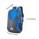Maxbell Outdoor Sport Mountaineering Bag Travel Backpack for Camping Hiking Shopping Blue
