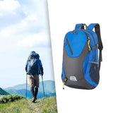 Maxbell Outdoor Sport Mountaineering Bag Travel Backpack for Camping Hiking Shopping Blue