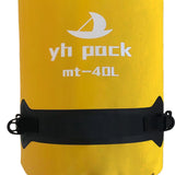 Maxbell Waterproof Duffel Bag Universal Spacious Capacity for Kayaking Travel Hiking yellow 40L