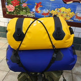 Maxbell Waterproof Duffel Bag Universal Spacious Capacity for Kayaking Travel Hiking yellow 40L