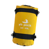 Maxbell Waterproof Duffel Bag Universal Spacious Capacity for Kayaking Travel Hiking yellow 40L
