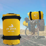 Maxbell Waterproof Duffel Bag Universal Spacious Capacity for Kayaking Travel Hiking yellow 40L