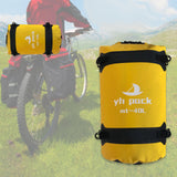 Maxbell Waterproof Duffel Bag Universal Spacious Capacity for Kayaking Travel Hiking yellow 40L