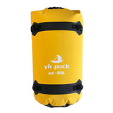 Maxbell Waterproof Duffel Bag Universal Spacious Capacity for Kayaking Travel Hiking yellow 80L