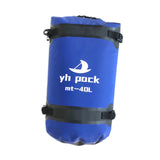 Maxbell Waterproof Duffel Bag Universal Spacious Capacity for Kayaking Travel Hiking blue 40L