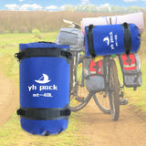 Maxbell Waterproof Duffel Bag Universal Spacious Capacity for Kayaking Travel Hiking blue 40L