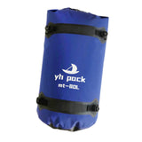 Maxbell Waterproof Duffel Bag Universal Spacious Capacity for Kayaking Travel Hiking blue 80L