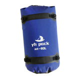 Maxbell Waterproof Duffel Bag Universal Spacious Capacity for Kayaking Travel Hiking blue 80L