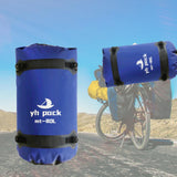 Maxbell Waterproof Duffel Bag Universal Spacious Capacity for Kayaking Travel Hiking blue 80L