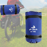 Maxbell Waterproof Duffel Bag Universal Spacious Capacity for Kayaking Travel Hiking blue 80L