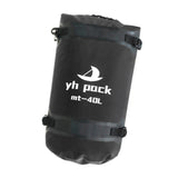 Maxbell Waterproof Duffel Bag Universal Spacious Capacity for Kayaking Travel Hiking black 40L