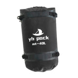 Maxbell Waterproof Duffel Bag Universal Spacious Capacity for Kayaking Travel Hiking black 40L