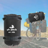 Maxbell Waterproof Duffel Bag Universal Spacious Capacity for Kayaking Travel Hiking black 40L