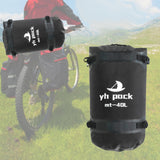 Maxbell Waterproof Duffel Bag Universal Spacious Capacity for Kayaking Travel Hiking black 40L